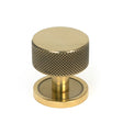 From The Anvil - Aged Brass Brompton Cabinet Knob - 32mm (Plain) | Sku. 46854 | Trade Door Handles.