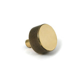 From The Anvil - Aged Brass Brompton Cabinet Knob - 32mm (No rose) | Sku. 46855 | Trade Door Handles.