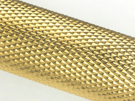 From The Anvil - Polished Brass Full Brompton Pull Handle - Medium | Sku. 46856 | Trade Door Handles.