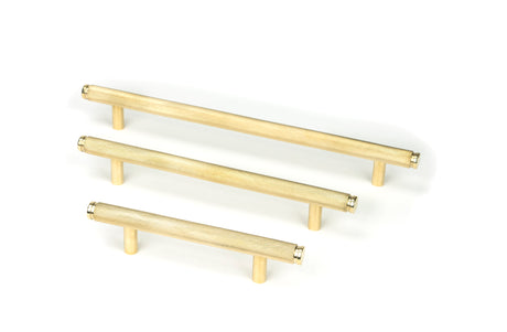 From The Anvil - Polished Brass Full Brompton Pull Handle - Medium | Sku. 46856 | Trade Door Handles.