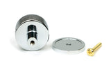 From The Anvil - Polished Chrome Brompton Cabinet Knob - 32mm (Plain) | Sku. 46858 | Trade Door Handles.