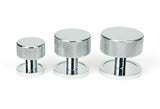 From The Anvil - Polished Chrome Brompton Cabinet Knob - 32mm (Plain) | Sku. 46858 | Trade Door Handles.