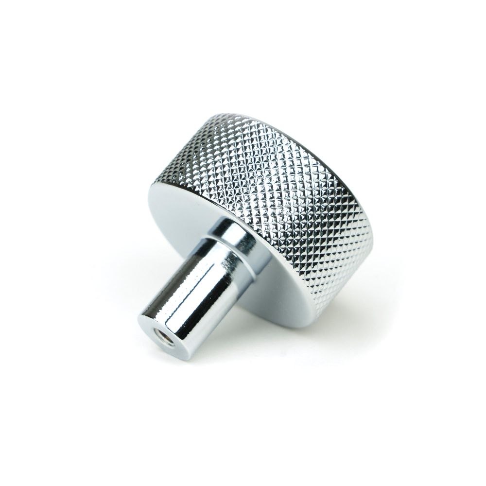 From The Anvil - Polished Chrome Brompton Cabinet Knob - 32mm (No rose) | Sku. 46859 | Trade Door Handles.