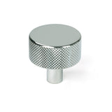 From The Anvil - Polished Chrome Brompton Cabinet Knob - 32mm (No rose) | Sku. 46859 | Trade Door Handles.