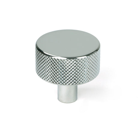 From The Anvil - Polished Chrome Brompton Cabinet Knob - 32mm (No rose) | Sku. 46859 | Trade Door Handles.