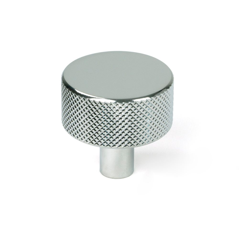 From The Anvil - Polished Chrome Brompton Cabinet Knob - 32mm (No rose) | Sku. 46859 | Trade Door Handles.