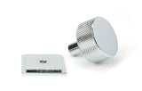 From The Anvil - Polished Chrome Brompton Cabinet Knob - 32mm (Square) | Sku. 46861 | Trade Door Handles.