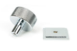 From The Anvil - Polished Chrome Brompton Cabinet Knob - 32mm (Square) | Sku. 46861 | Trade Door Handles.
