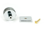 From The Anvil - Polished Chrome Brompton Cabinet Knob - 32mm (Square) | Sku. 46861 | Trade Door Handles.
