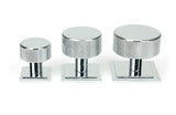 From The Anvil - Polished Chrome Brompton Cabinet Knob - 32mm (Square) | Sku. 46861 | Trade Door Handles.