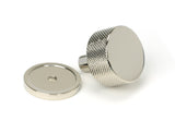 From The Anvil - Polished Nickel Brompton Cabinet Knob - 32mm (Plain) | Sku. 46862 | Trade Door Handles.
