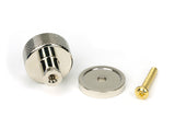 From The Anvil - Polished Nickel Brompton Cabinet Knob - 32mm (Plain) | Sku. 46862 | Trade Door Handles.