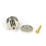 From The Anvil - Polished Nickel Brompton Cabinet Knob - 32mm (Plain) | Sku. 46862 | Trade Door Handles.