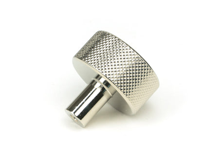 From The Anvil - Polished Nickel Brompton Cabinet Knob - 32mm (No rose) | Sku. 46863 | Trade Door Handles.