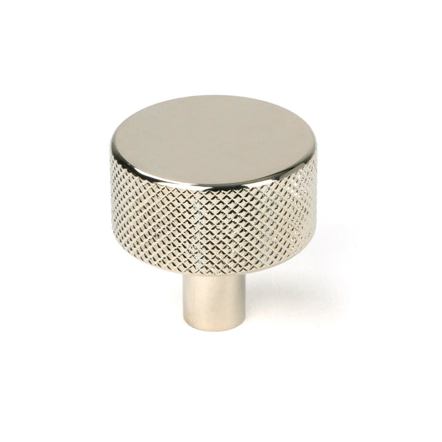 From The Anvil - Polished Nickel Brompton Cabinet Knob - 32mm (No rose) | Sku. 46863 | Trade Door Handles.
