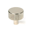 From The Anvil - Polished Nickel Brompton Cabinet Knob - 32mm (No rose) | Sku. 46863 | Trade Door Handles.
