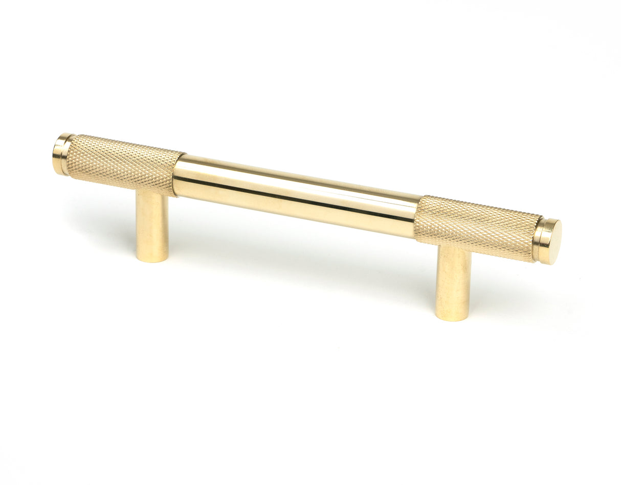 From The Anvil - Polished Brass Half Brompton Pull Handle - Small | Sku. 46864 | Trade Door Handles.