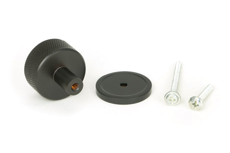 From The Anvil - Aged Bronze Brompton Cabinet Knob - 32mm (Plain) | Sku. 46866 | Trade Door Handles.