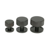 From The Anvil - Aged Bronze Brompton Cabinet Knob - 32mm (Plain) | Sku. 46866 | Trade Door Handles.