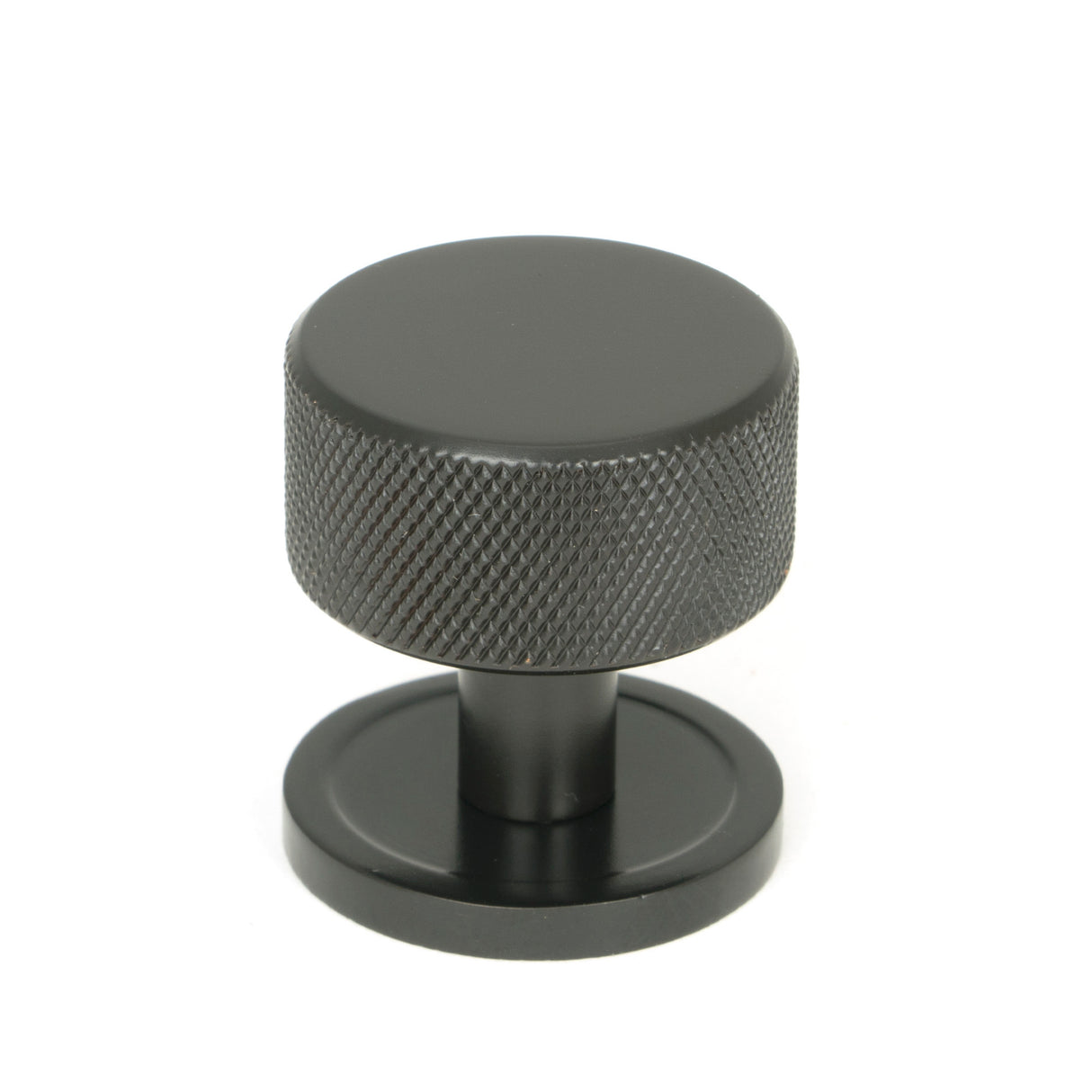 From The Anvil - Aged Bronze Brompton Cabinet Knob - 32mm (Plain) | Sku. 46866 | Trade Door Handles.