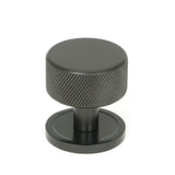 From The Anvil - Aged Bronze Brompton Cabinet Knob - 32mm (Plain) | Sku. 46866 | Trade Door Handles.
