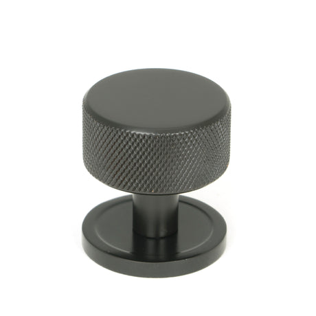 From The Anvil - Aged Bronze Brompton Cabinet Knob - 32mm (Plain) | Sku. 46866 | Trade Door Handles.