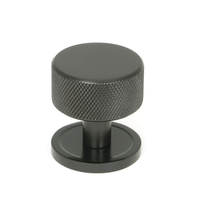 From The Anvil - Aged Bronze Brompton Cabinet Knob - 32mm (Plain) | Sku. 46866 | Trade Door Handles.