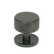 From The Anvil - Aged Bronze Brompton Cabinet Knob - 32mm (Plain) | Sku. 46866 | Trade Door Handles.