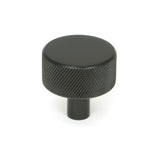 From The Anvil - Aged Bronze Brompton Cabinet Knob - 32mm (No rose) | Sku. 46867 | Trade Door Handles.