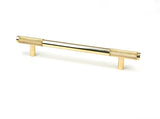 From The Anvil - Polished Brass Half Brompton Pull Handle - Medium | Sku. 46868 | Trade Door Handles.