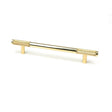 From The Anvil - Polished Brass Half Brompton Pull Handle - Medium | Sku. 46868 | Trade Door Handles.