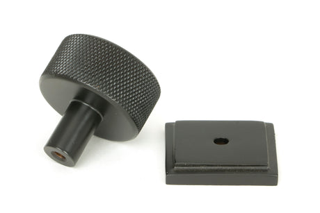 From The Anvil - Aged Bronze Brompton Cabinet Knob - 32mm (Square) | Sku. 46869 | Trade Door Handles.