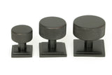 From The Anvil - Aged Bronze Brompton Cabinet Knob - 32mm (Square) | Sku. 46869 | Trade Door Handles.