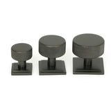 From The Anvil - Aged Bronze Brompton Cabinet Knob - 32mm (Square) | Sku. 46869 | Trade Door Handles.