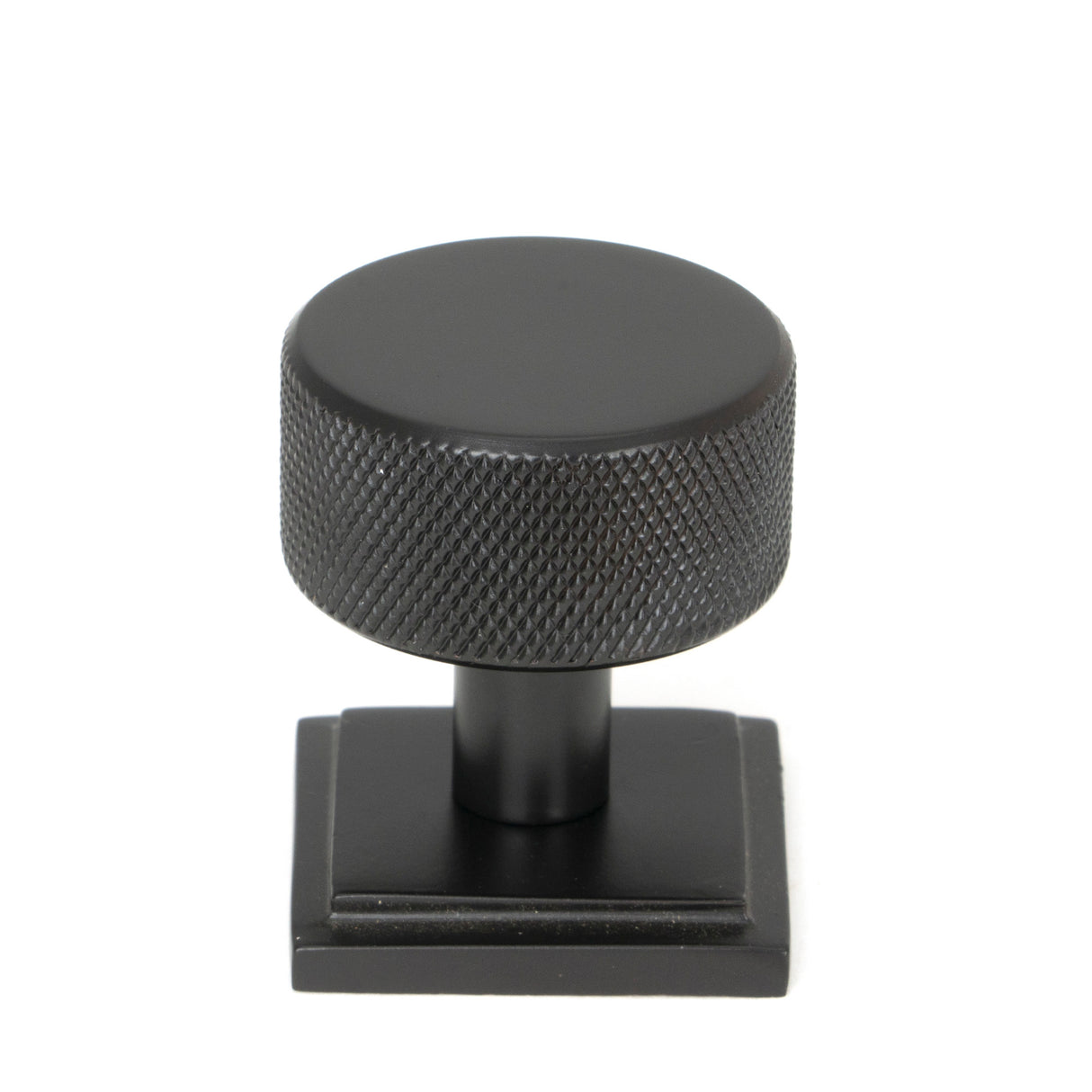 From The Anvil - Aged Bronze Brompton Cabinet Knob - 32mm (Square) | Sku. 46869 | Trade Door Handles.
