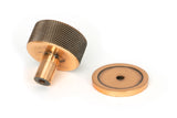 From The Anvil - Polished Bronze Brompton Cabinet Knob - 32mm (Plain) | Sku. 46870 | Trade Door Handles.