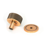 From The Anvil - Polished Bronze Brompton Cabinet Knob - 32mm (Plain) | Sku. 46870 | Trade Door Handles.