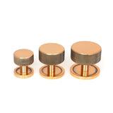 From The Anvil - Polished Bronze Brompton Cabinet Knob - 32mm (Plain) | Sku. 46870 | Trade Door Handles.