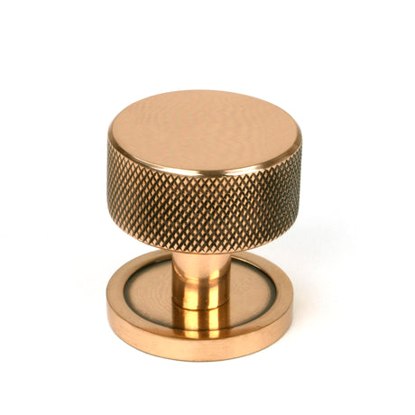 From The Anvil - Polished Bronze Brompton Cabinet Knob - 32mm (Plain) | Sku. 46870 | Trade Door Handles.