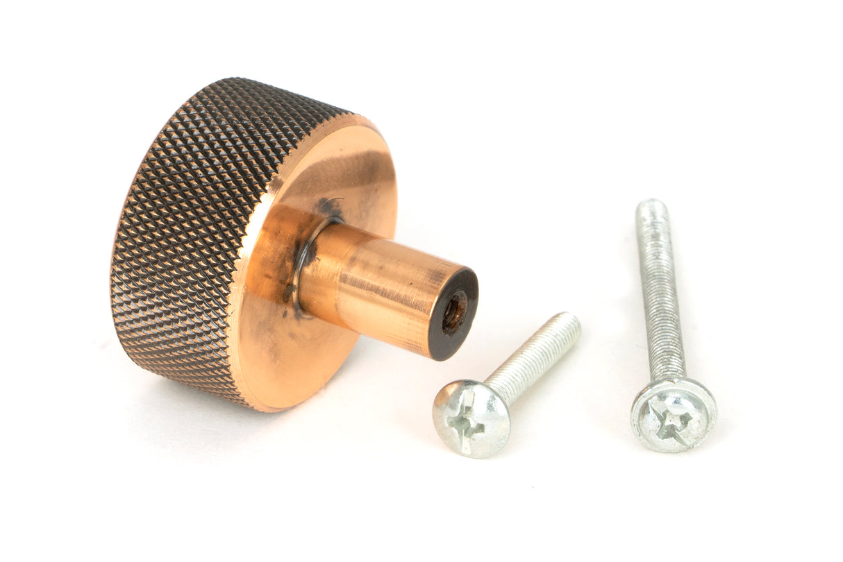 From The Anvil - Polished Bronze Brompton Cabinet Knob - 32mm (No rose) | Sku. 46871 | Trade Door Handles.