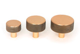 From The Anvil - Polished Bronze Brompton Cabinet Knob - 32mm (No rose) | Sku. 46871 | Trade Door Handles.