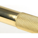 From The Anvil - Polished Brass Half Brompton Pull Handle - Large | Sku. 46872 | Trade Door Handles.