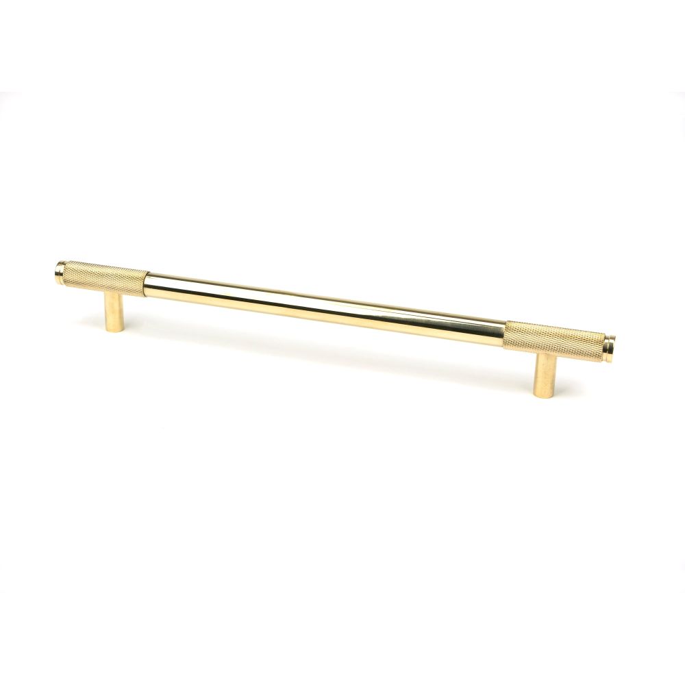 From The Anvil - Polished Brass Half Brompton Pull Handle - Large | Sku. 46872 | Trade Door Handles.