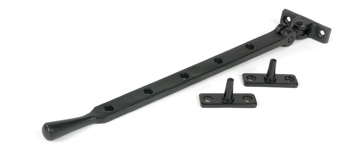 From The Anvil - Matt Black 12" Newbury Stay | Sku. 46875 | Trade Door Handles.