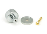 From The Anvil - Satin Chrome Brompton Cabinet Knob - 25mm (Plain) | Sku. 46876 | Trade Door Handles.
