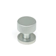 From The Anvil - Satin Chrome Brompton Cabinet Knob - 25mm (Plain) | Sku. 46876 | Trade Door Handles.