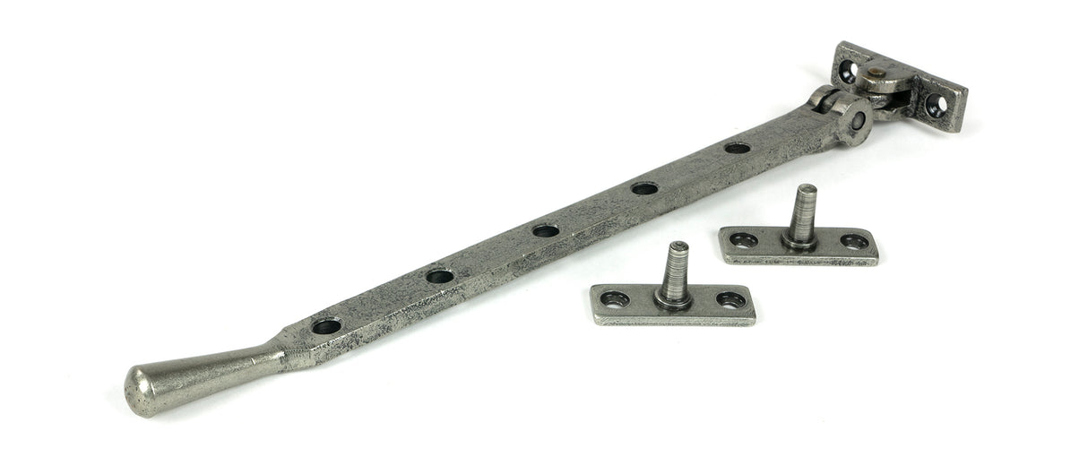 From The Anvil - Pewter 12" Newbury Stay | Sku. 46877 | Trade Door Handles.