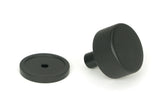 From The Anvil - Matt Black Brompton Cabinet Knob - 32mm (Plain) | Sku. 46878 | Trade Door Handles.
