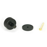 From The Anvil - Matt Black Brompton Cabinet Knob - 32mm (Plain) | Sku. 46878 | Trade Door Handles.