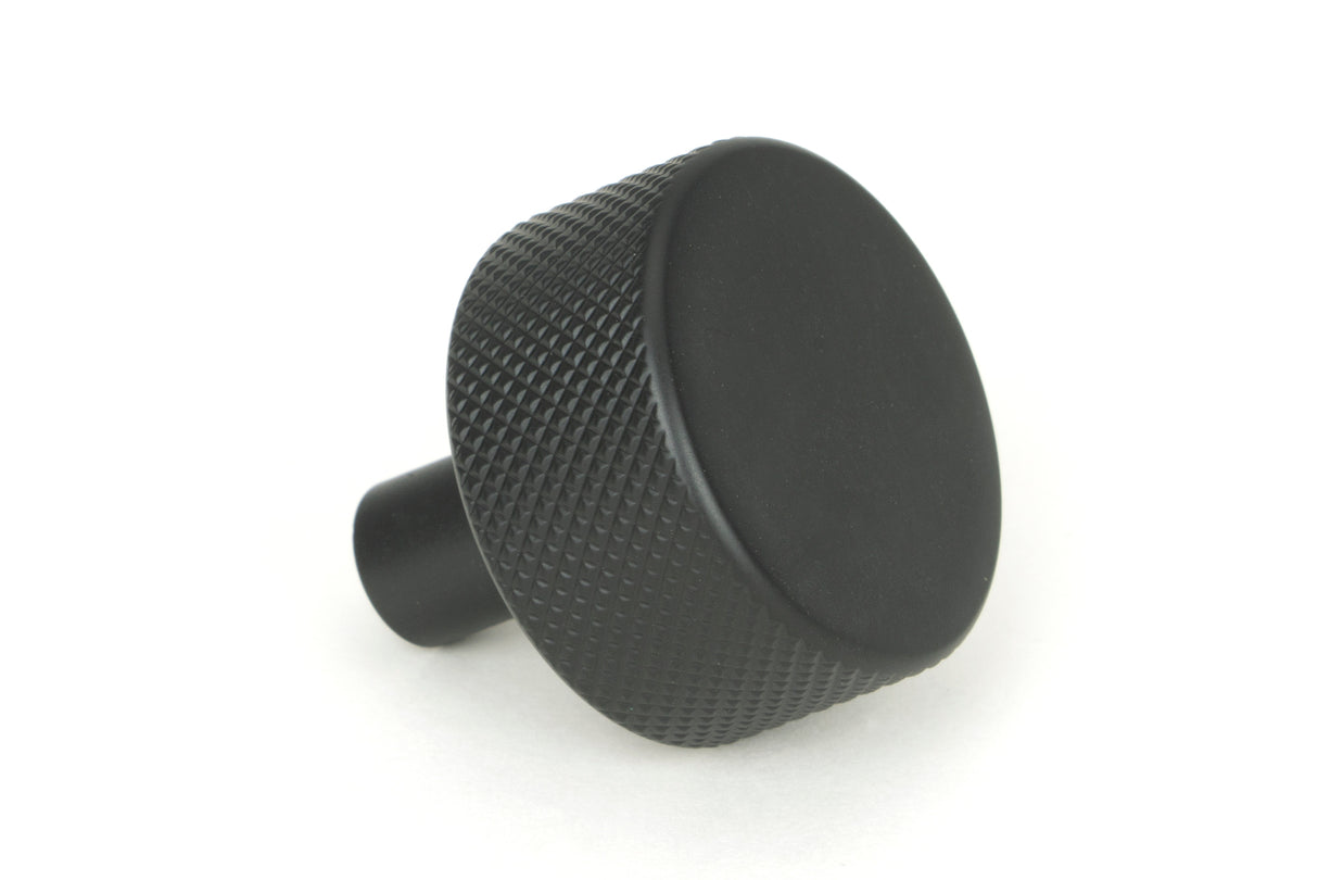 From The Anvil - Matt Black Brompton Cabinet Knob - 32mm (No rose) | Sku. 46879 | Trade Door Handles.